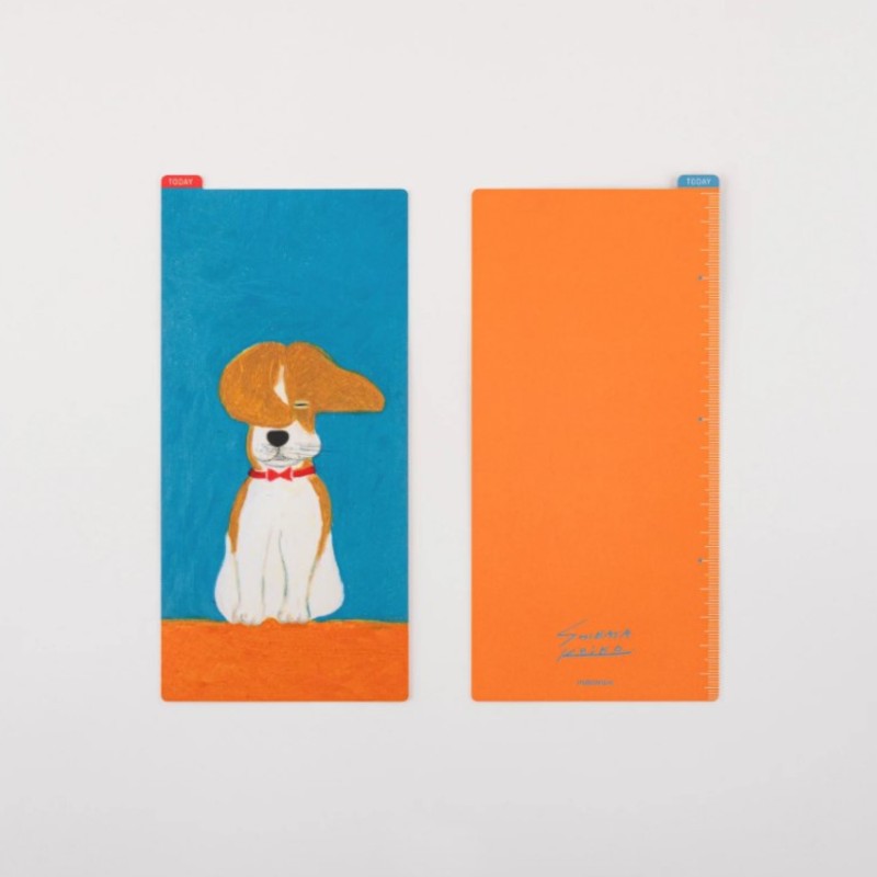 Hobonichi Techo Aksesuar - Kitap Ayracı - Keiko Shibata: Kal komutu sırasında rüzgar esintisi- Weeks Boyutu