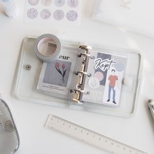Kept Şeffaf Dosya Klasör Defter Notluk - Bej