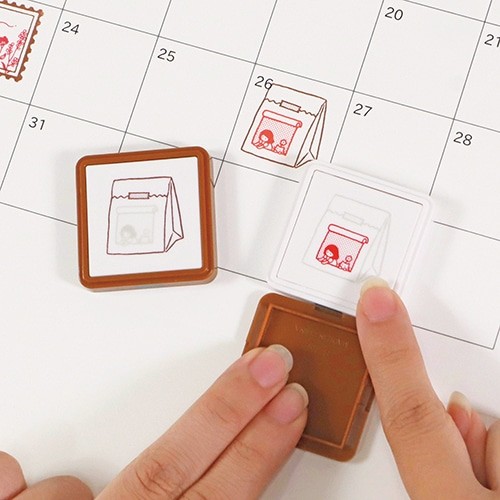Kutsuwa Kapaklı 2 li Damga Mühür - Layer Stamp