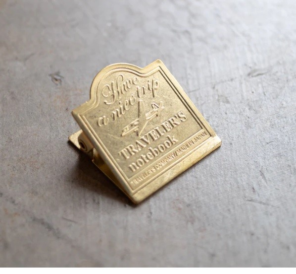 Traveler's Company Notebook Clips - Pirinç Klips Uçak Tasarımı