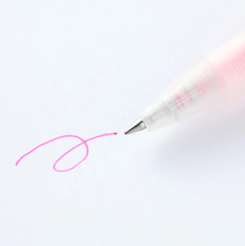 Muji Pürüzsüz Çizim Jel Mürekkepli Tükenmez Kalem 0.5 mm Pembe