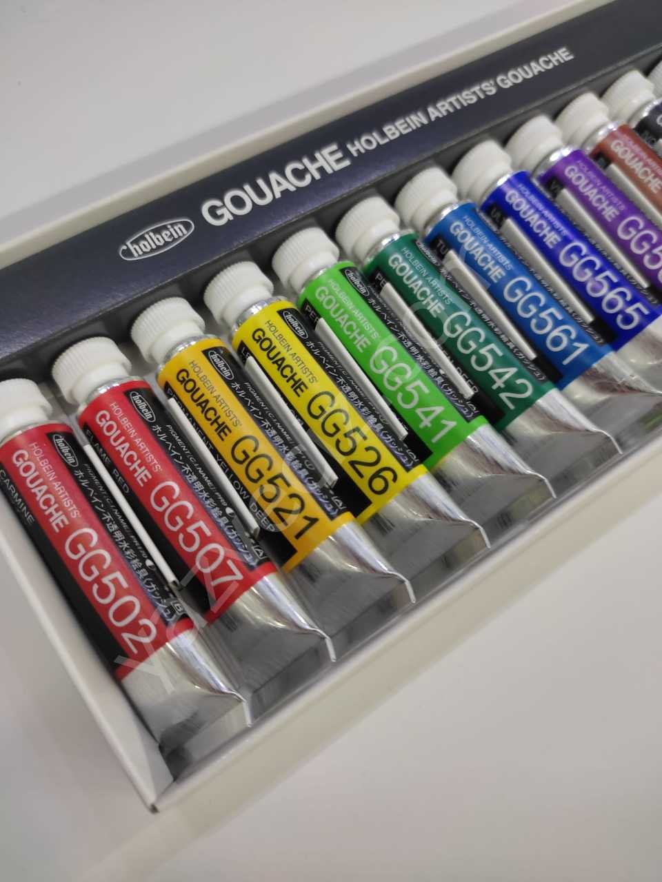 Holbein Profesyonel 12'li  5ml Artıst Guaj Boya Seti