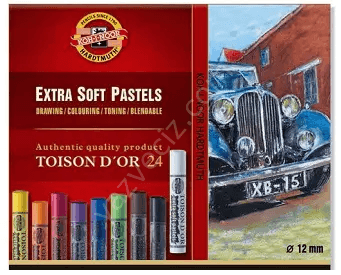 KOH-I-NOOR ARTİSTS' EKSTRA YUMUŞAK PASTEL 24'LÜ SET