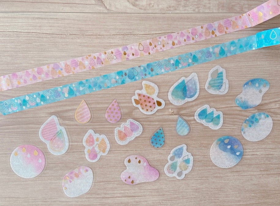 Maskeleme Çıkartma - Sticker - Damla Modelleri 2' li Paket