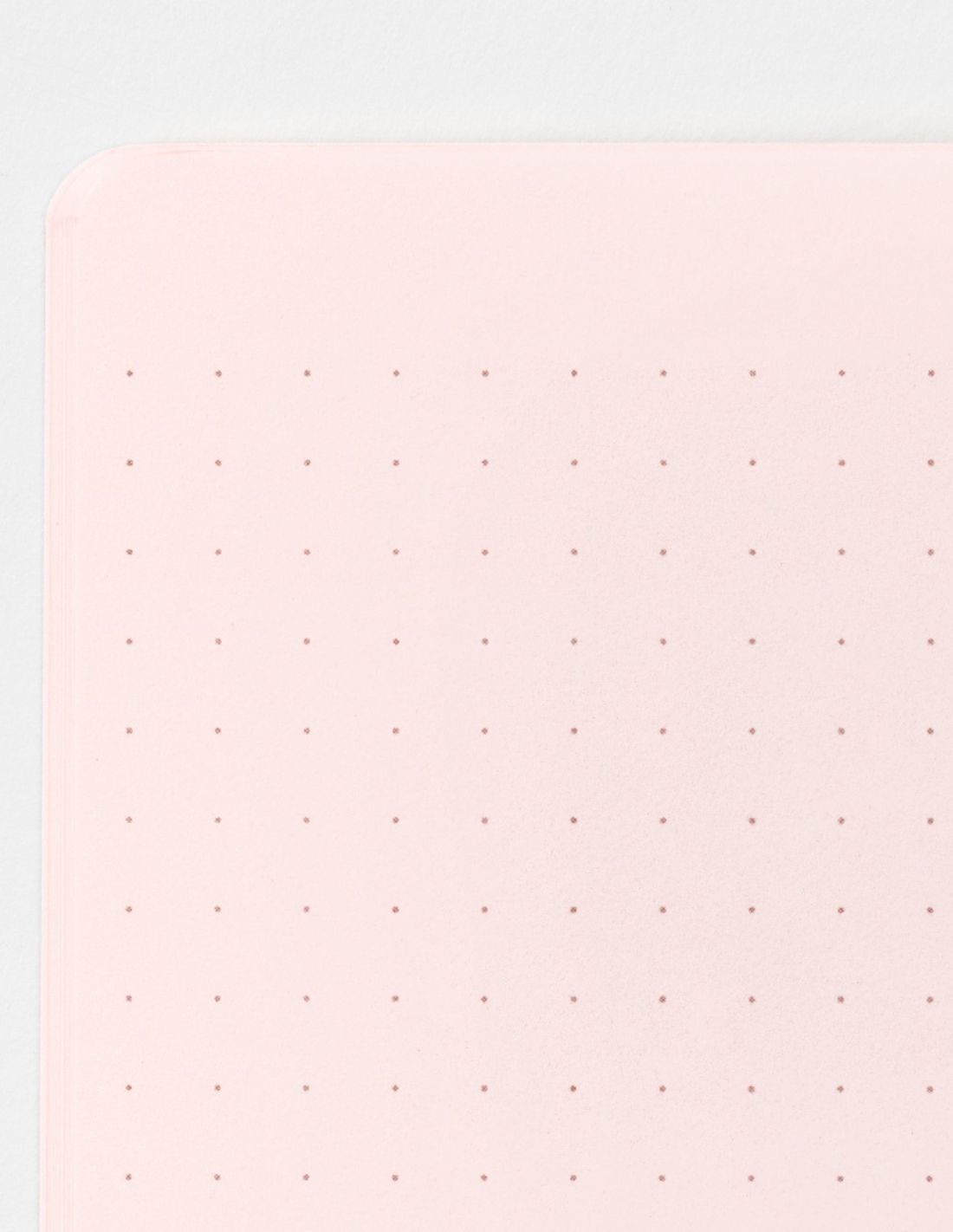 Midori Notebook <A5> Color Dot-colored Pink (Noktalı Pastel Renkler Yapraklı Defter)