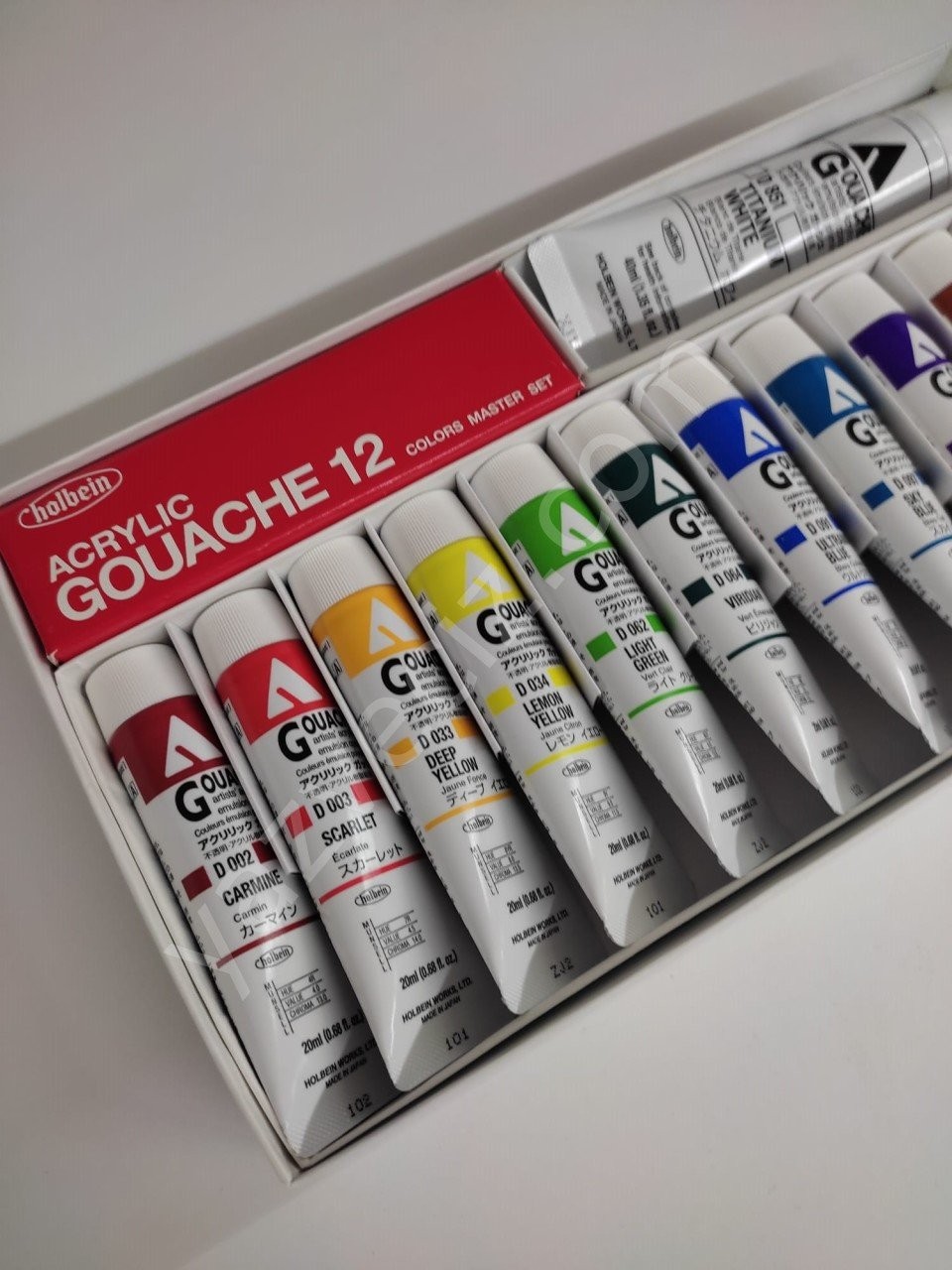 Holbein Profesyonel Akrilik Guaj Seti 12'li Master Set
