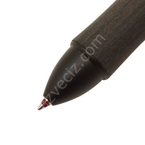 Pilot 4+1 Wood Ahşap Çok Fonksiyonlu Siyah Tükenmez / Versatil Kalem