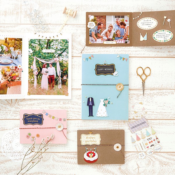 Midori Craft Title Sticker - Happy Wedding