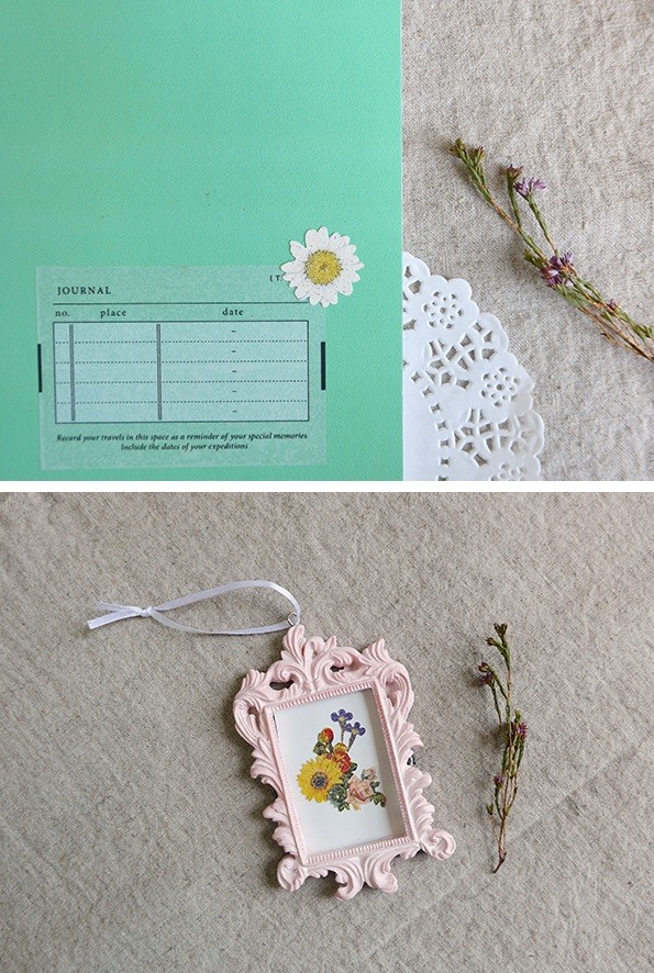 Kore Suatelier Sticker Çıkartma - 1045 vintage flower