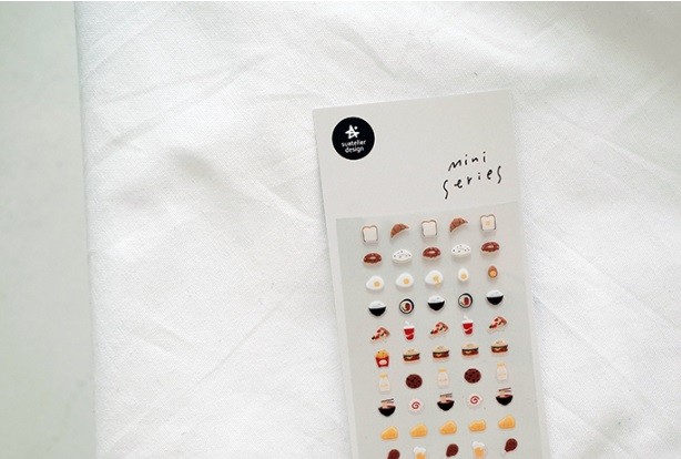 Kore Suatelier Sticker Çıkartma Mini Series - 101 yummy, Tırnak Stickerı