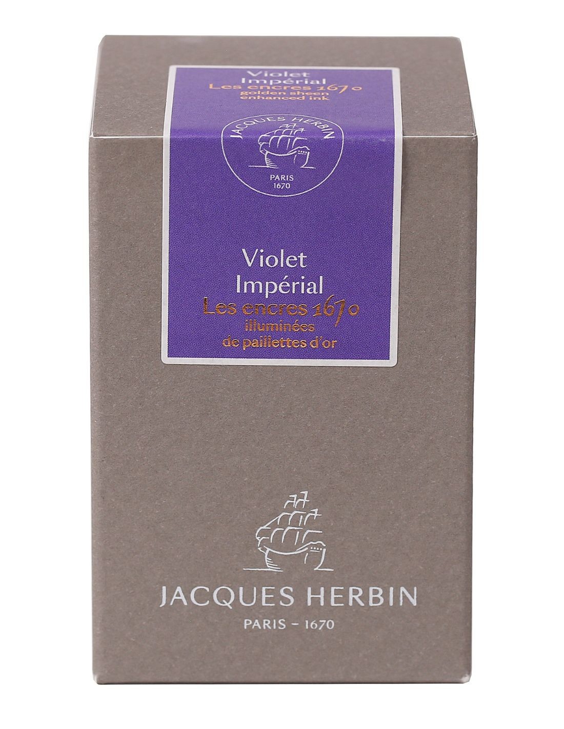 Jacques Herbin 1670 Ink - Mürekkep - Violet Imperial - 50ml