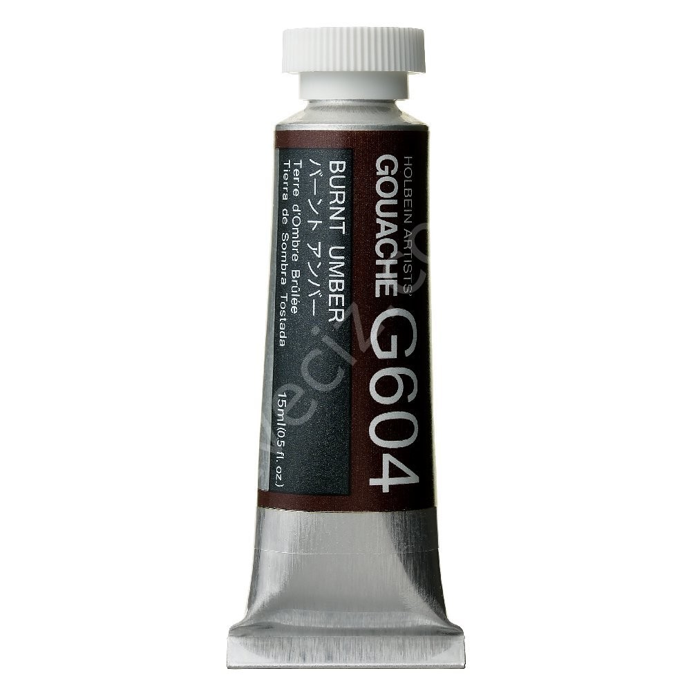Holbein Artıst Guaj Boya 15 ml (G604) Burnt Amber Seri A