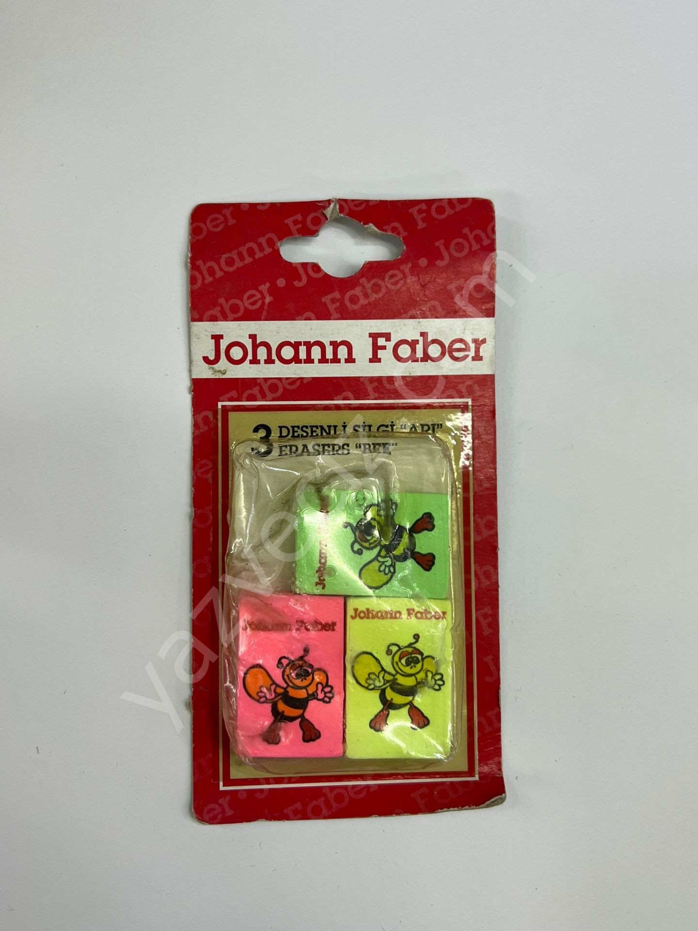 Johann Faber Antika3'lü set Kolleksiyonellere,Film Yapımcılarına,Meraklılırına Özel Koleksiyonluk Silgi