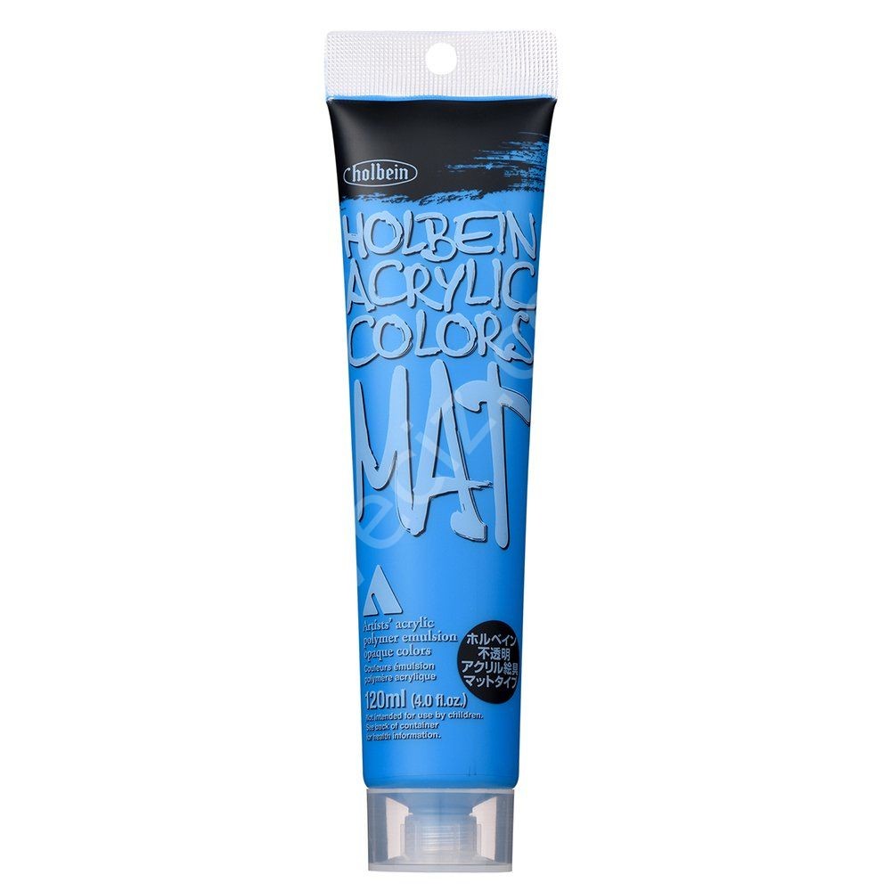 Holbein 120 ml Mat Akrilik Boya M033 Cerulean Blue Hue