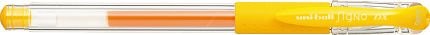 Uniball Signo 0,38mm Kağıdın Arkasına Geçirmeyen Jel Kalem.UM-151 Dx, Golden Yellow