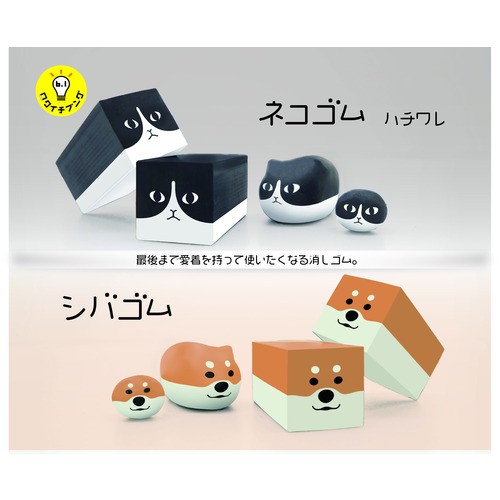 Japon Hachiware Shiba 2 ' li Silgi Kedi-Köpek