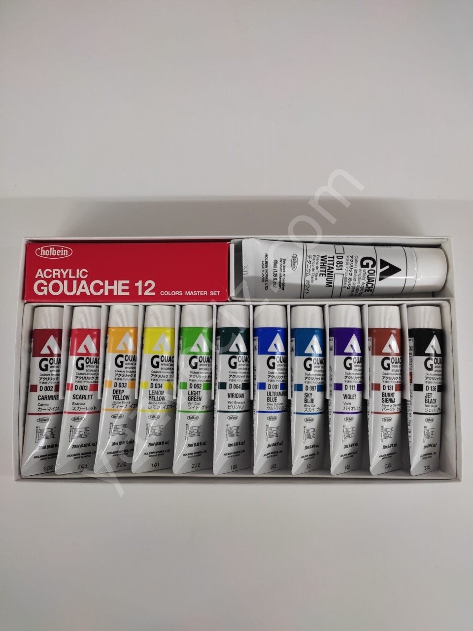 Holbein Profesyonel Akrilik Guaj Seti 12'li Master Set