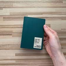 Muji Yeşil 125mmx88mm Küçük Boy Pasaport Memo Not Defteri