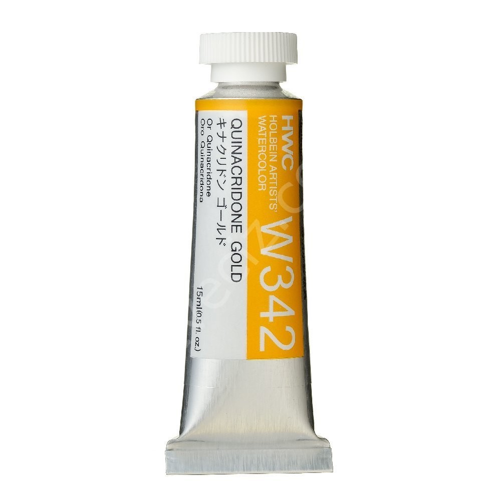 Holbein 15 ml Profesyonel Tüp Suluboya Quinacridone Gold (W342) C Serisi