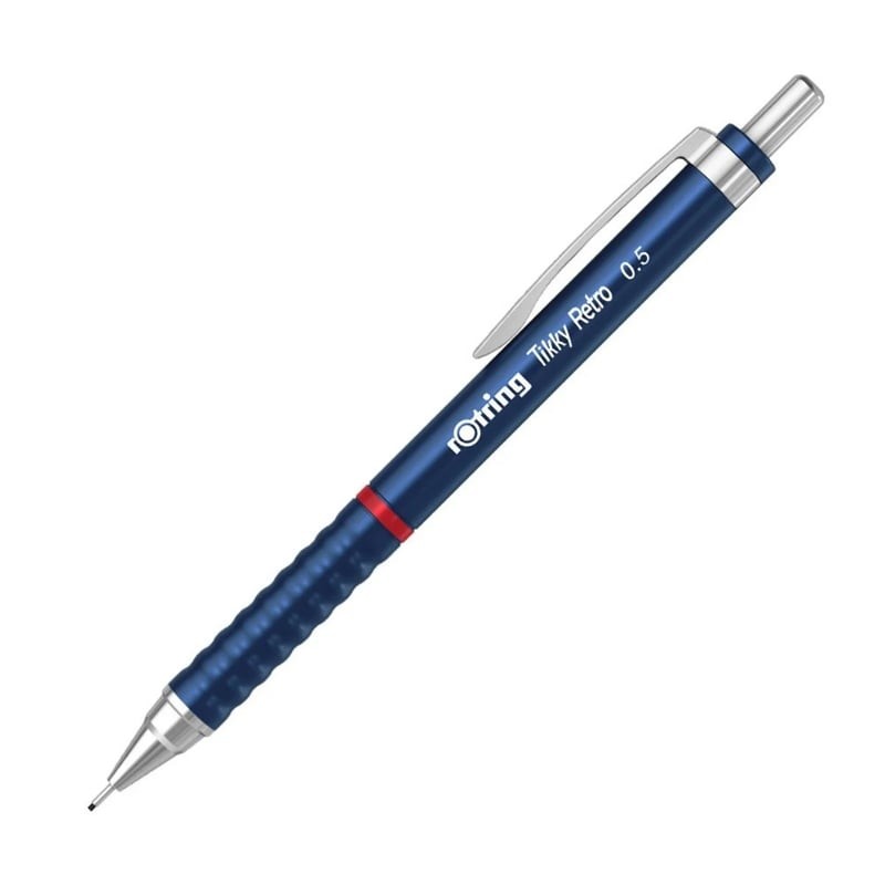 Kampanyalı Rotring Tikky Versatil Uçlu Kalem 0.5mm Retro Metalik Mavi