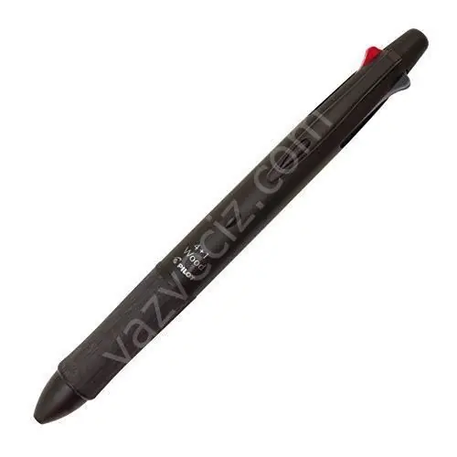 Pilot 4+1 Wood Ahşap Çok Fonksiyonlu Siyah Tükenmez / Versatil