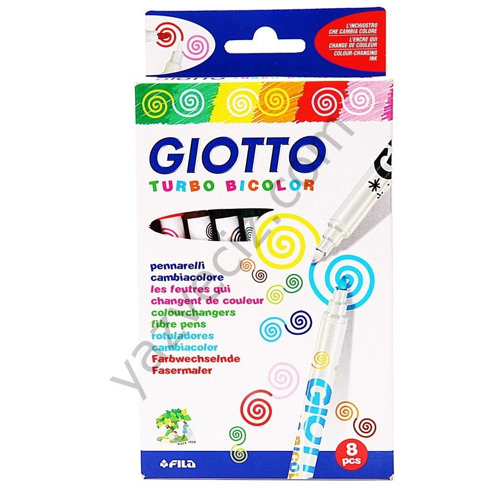 GIOTTO Turbo Bicolor 8'li