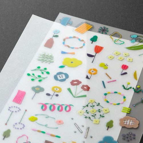 Midori Transfer Sticker Çıkartma - çiçek