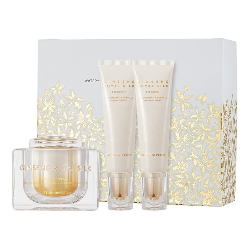 Kore Nature Republic  Ginseng Royal Silk Sulu Krem & Göz Kremi (1 göz kremi, 2 yüz kremi)