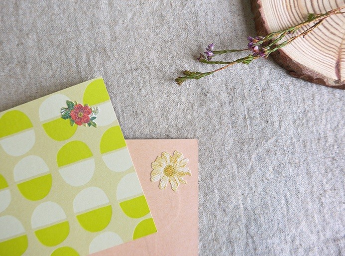 Kore Suatelier Sticker Çıkartma - 1045 vintage flower