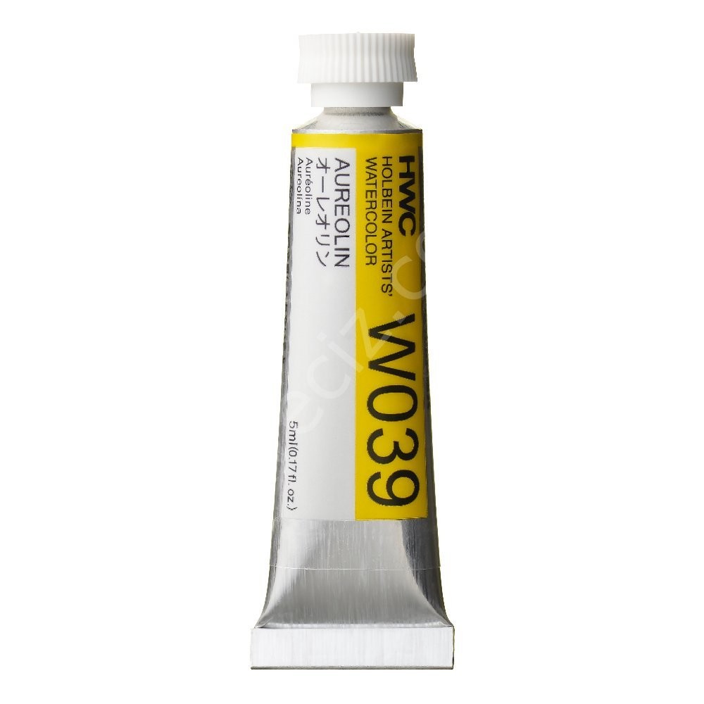 Holbein Profesyonel Tüp Şeffaf Suluboya 5 ml Aureolın W039 (D Serisi)