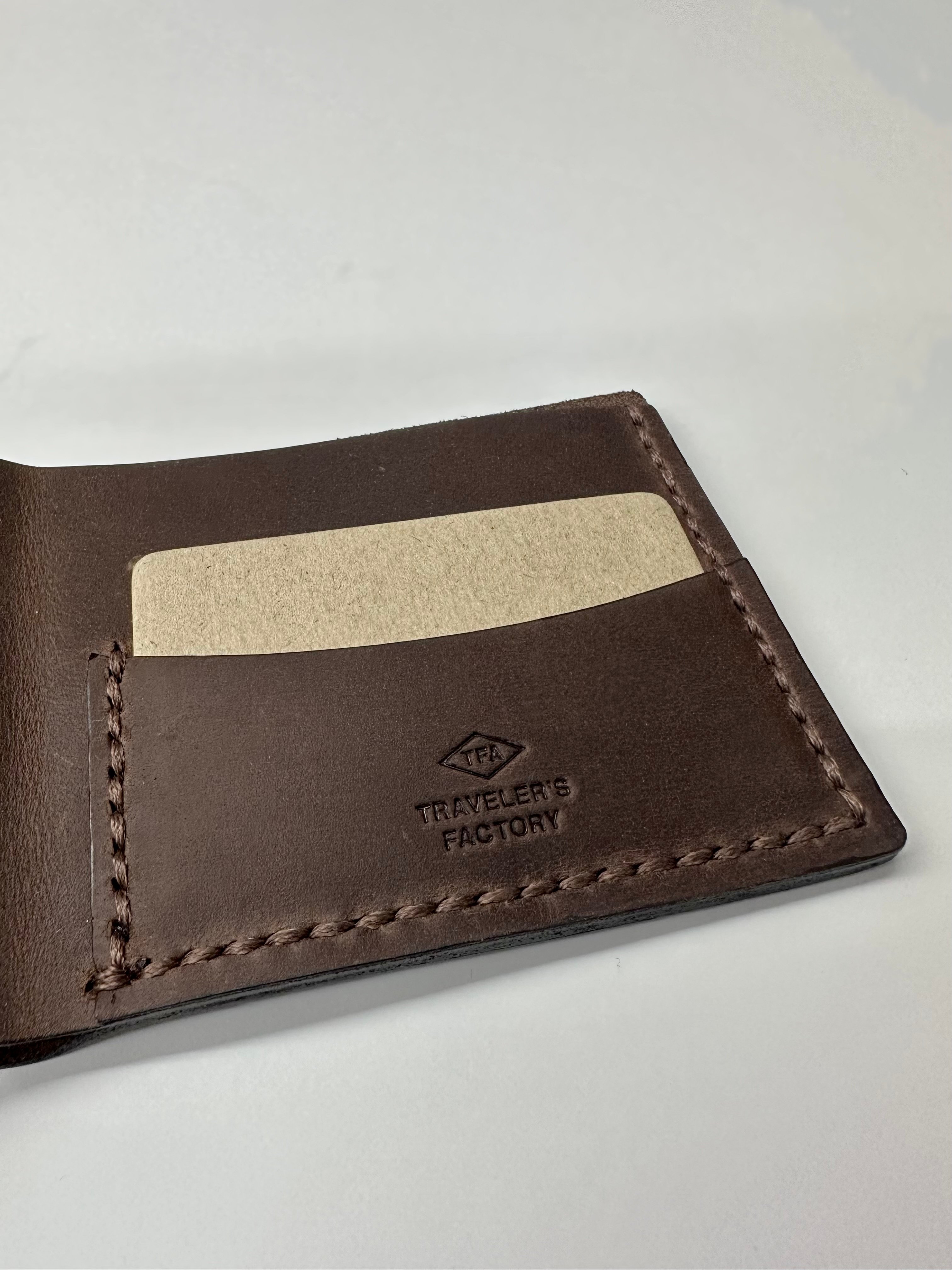 Traveler's Company Leather Bifold Wallet - Deri Cüzdan 