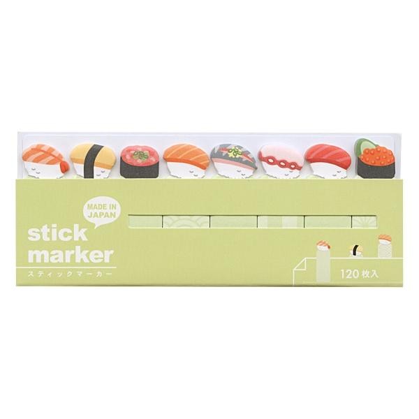 Japon Stick Marker Yapışkan Notlar - Suşi