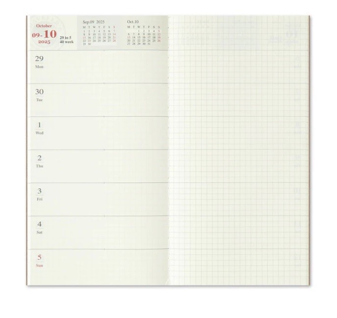 Traveler's Company 2025 - Haftalık + Not Yenileme (Normal) - İkinci Yarı Defter