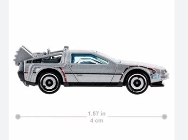 Hot Wheels Back to The Future Machine Oyuncak Araba