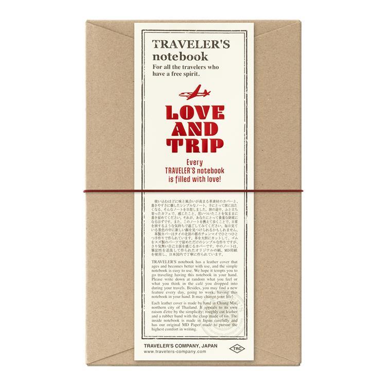 Traveler's Notebook Starter Kit Regular Size [15370-006] - Love
