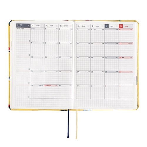 Hobonichi HON Tie & Chief A6 Günlük Günde 1 sayfa SUSHI  Ajanda