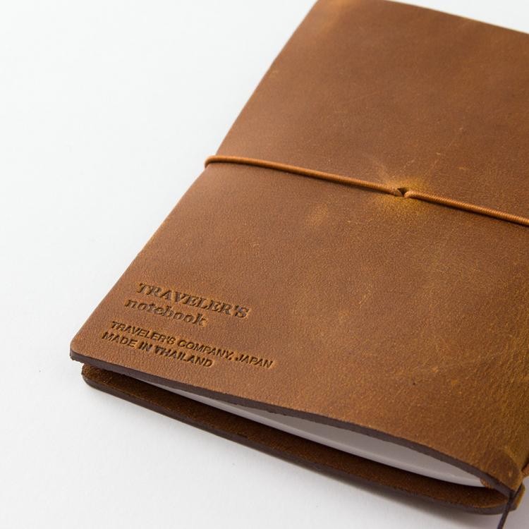 Traveler's Company Notebook  Pasaport Size - Deri Seyahat Defteri - Camel