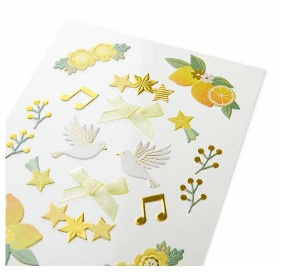 MIDORI Tasarım Kağıt El Sanatları Sticker Çıkartma - Kuş