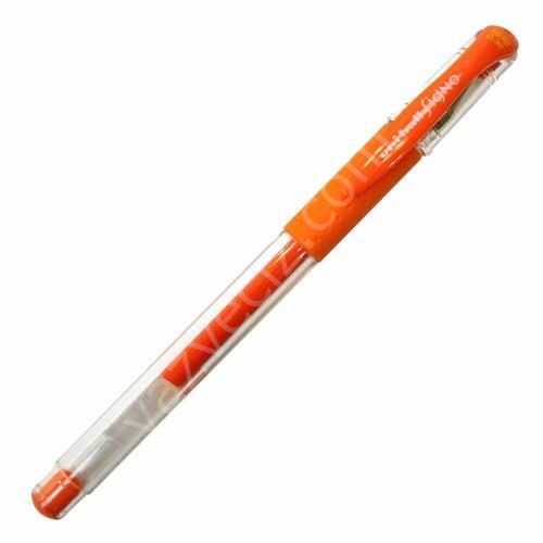 Uniball Signo 0,38mm Kağıdın Arkasına Geçirmeyen Jel Kalem.UM-151 Dx, Mandarin Orange