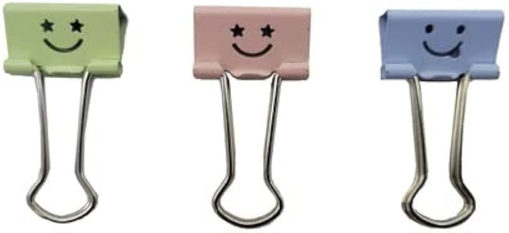 Binder Clip Metal Klips 18 adet