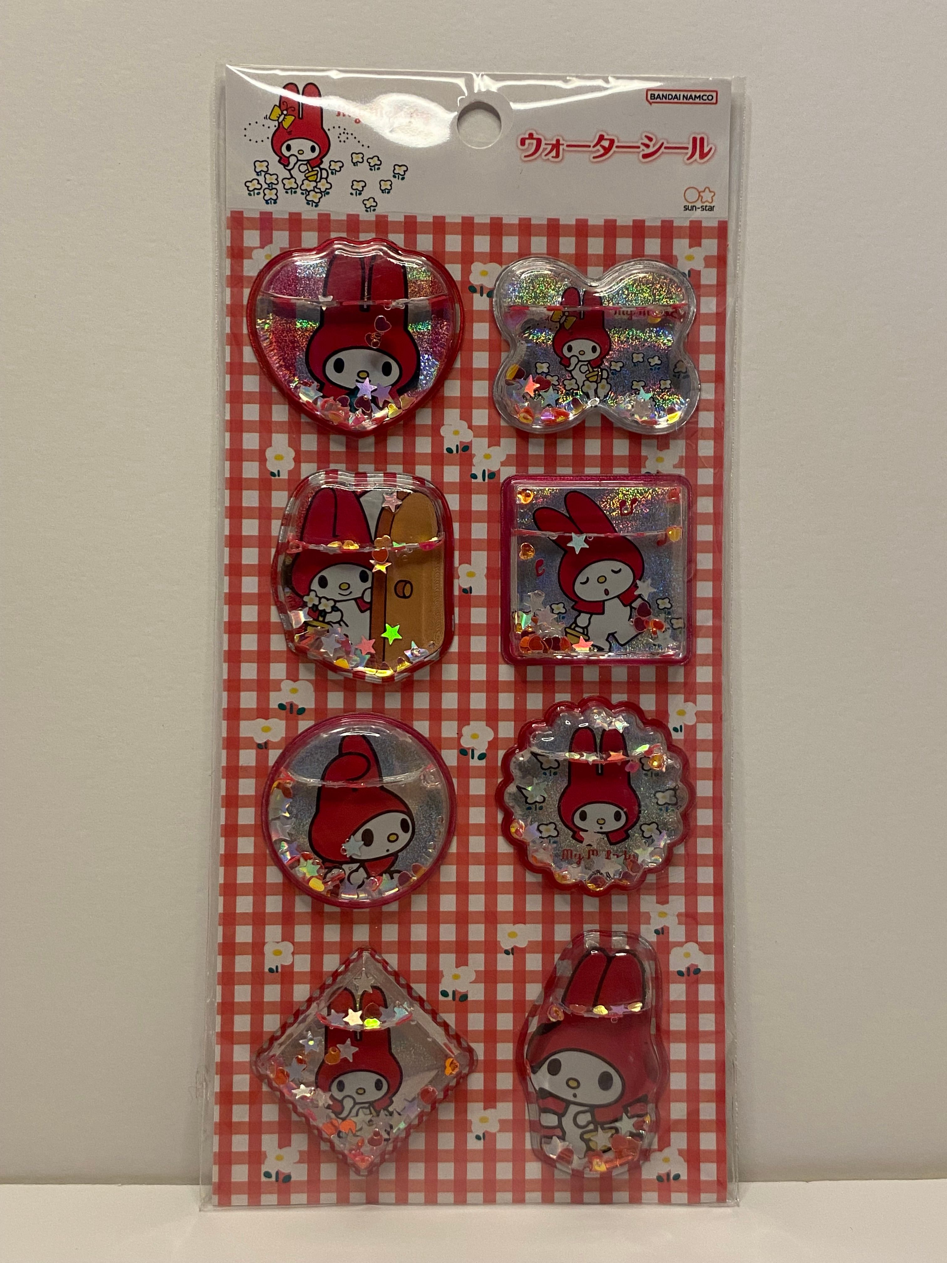 Sanrio My Melody Su Dolgulu ve Pullu Sticker - Çıkartma