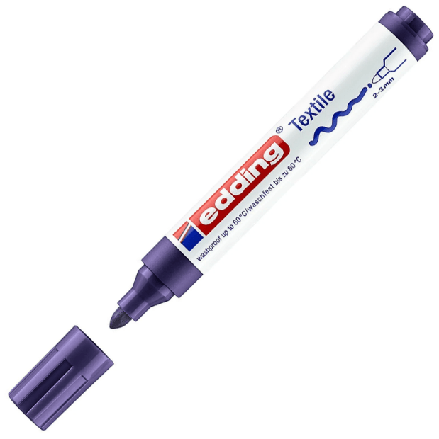 Edding 4500 Tekstil Kalemi 2-3mm Mor