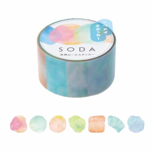 King Jim Soda  Şeffaf Maskeleme Bandı - Palet