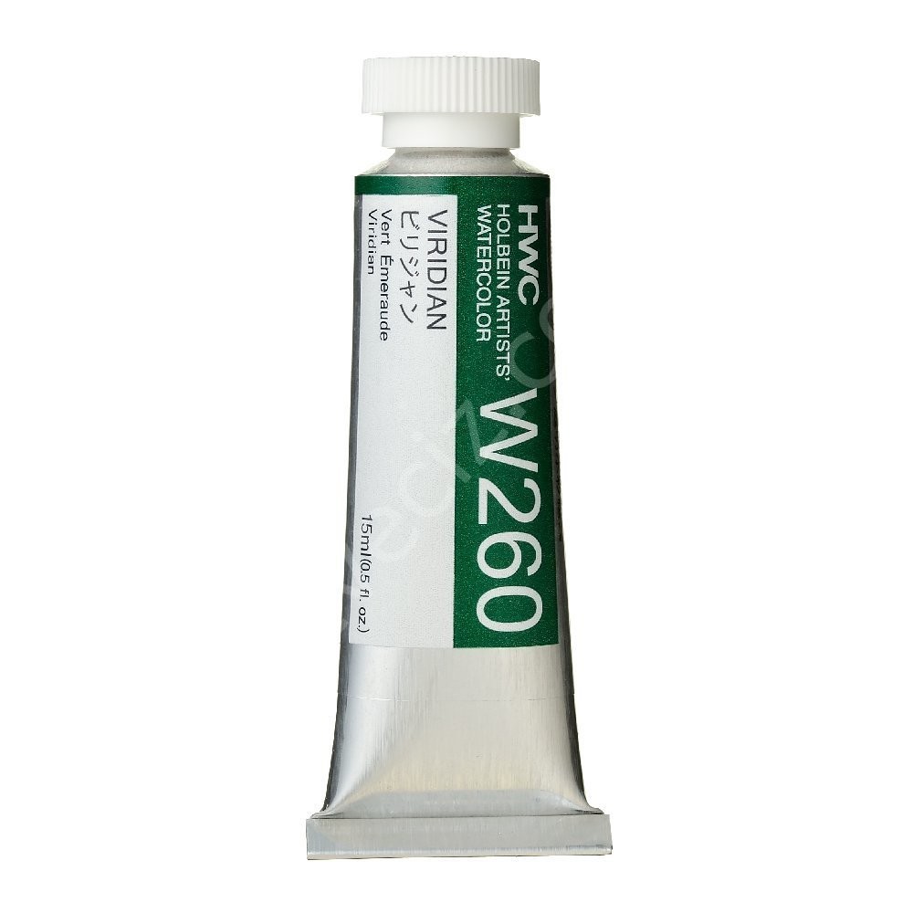 Holbein 15 ml Profesyonel Tüp Suluboya Viridian (W260) E Serisi