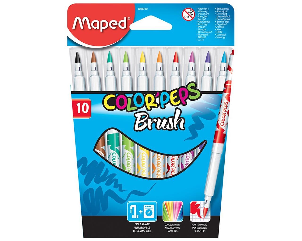 Maped Color Pep's Brush Keçeli Kalem Seti 12 Renk