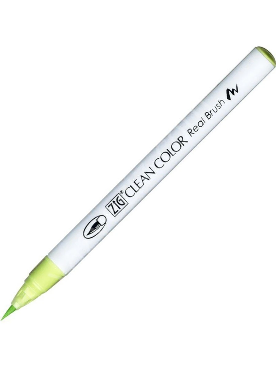 Zig Clean Color Real Brush Fırça Uçlu Marker Kalem 045 PALE GREEN