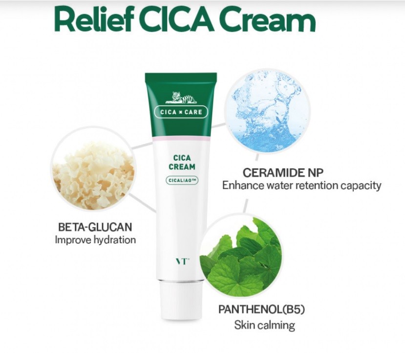 Kore VT Cica Sakinleştirici Krem 50 mL. - Crema de Centella Asiatica.