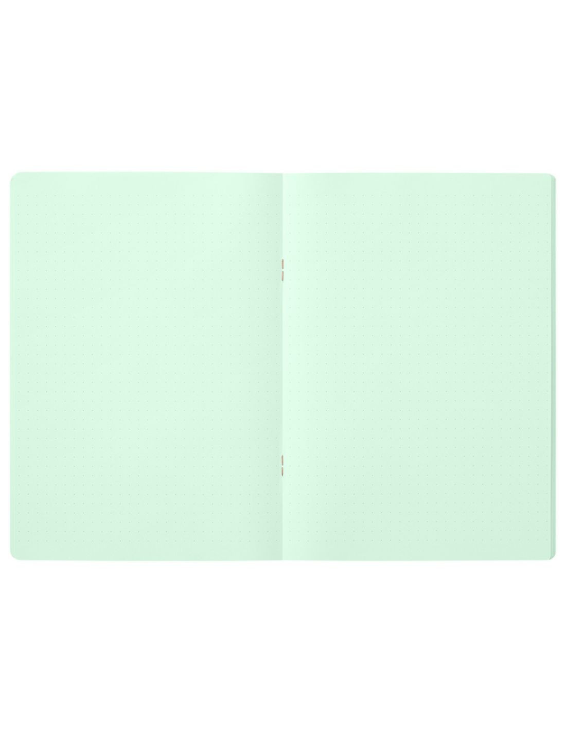 Midori Notebook <A5> Color Dot-colored Green (Noktalı Pastel Renkler Yapraklı Defter)