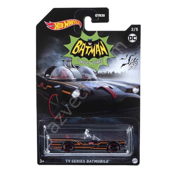 Hot Wheels GYN30 DC Series Batman Batmobile 1/64 Vintage Metal Model Araba