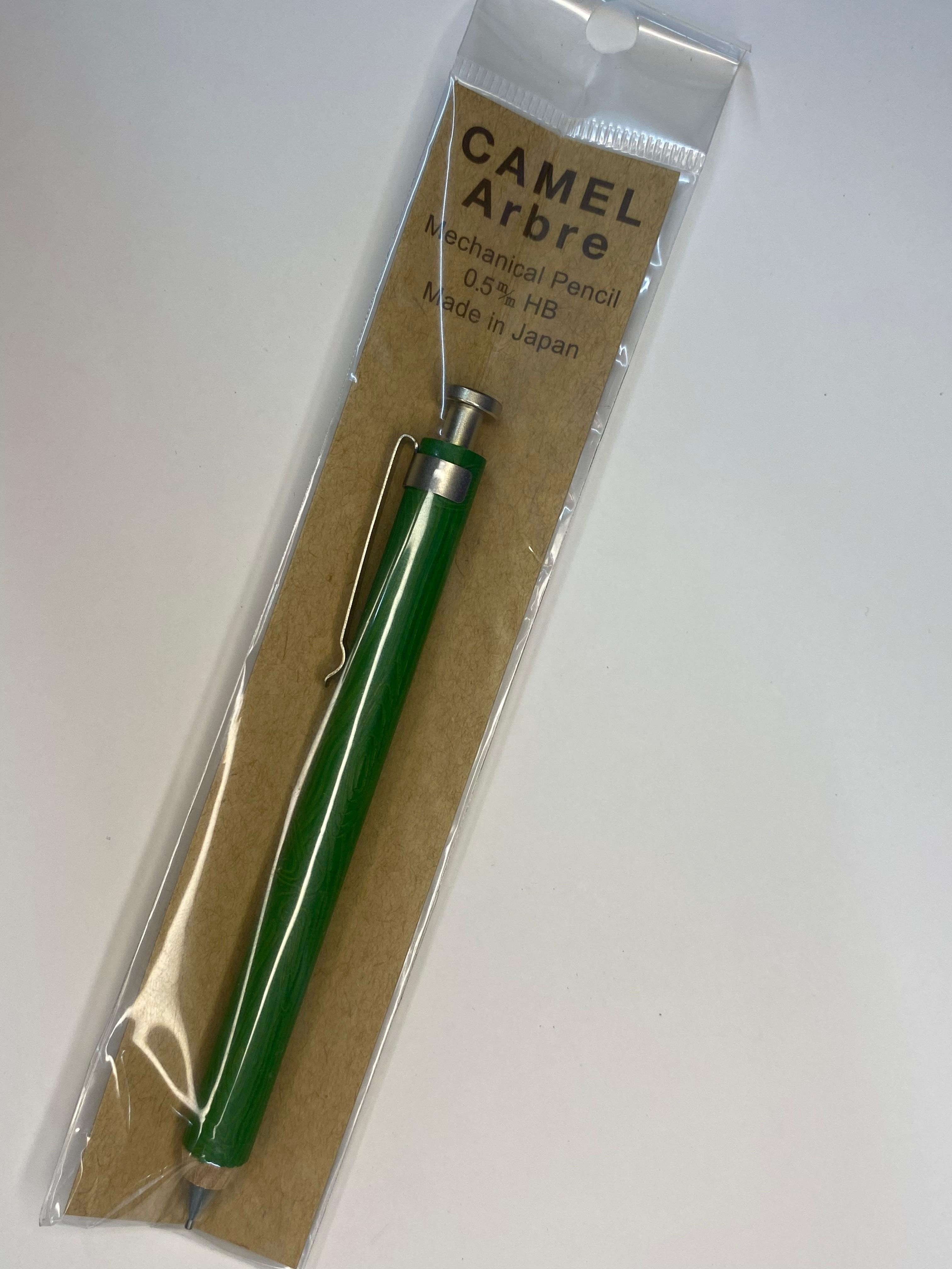 Koleksiyonluk Camel Ahşap Gövde 0.5 mm Versatil Kalem - Yeşil